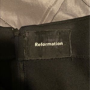 Reformation fitted skater skirt